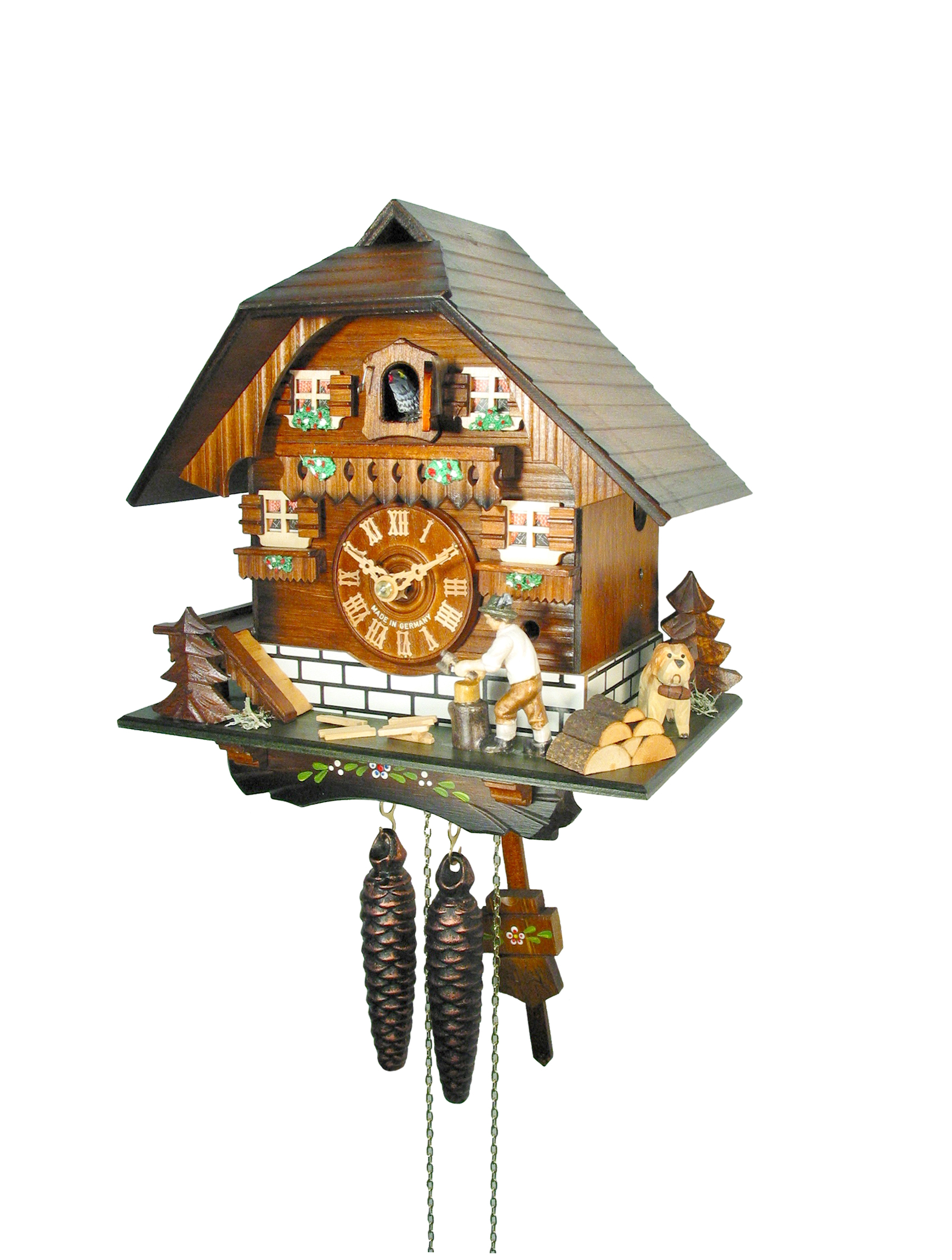 Kuckucksuhr "Holzhackerhaus" – Bild 2