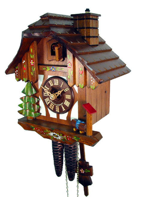 Kuckucksuhr "Fachwerk, Kaminfeger" – Bild 2