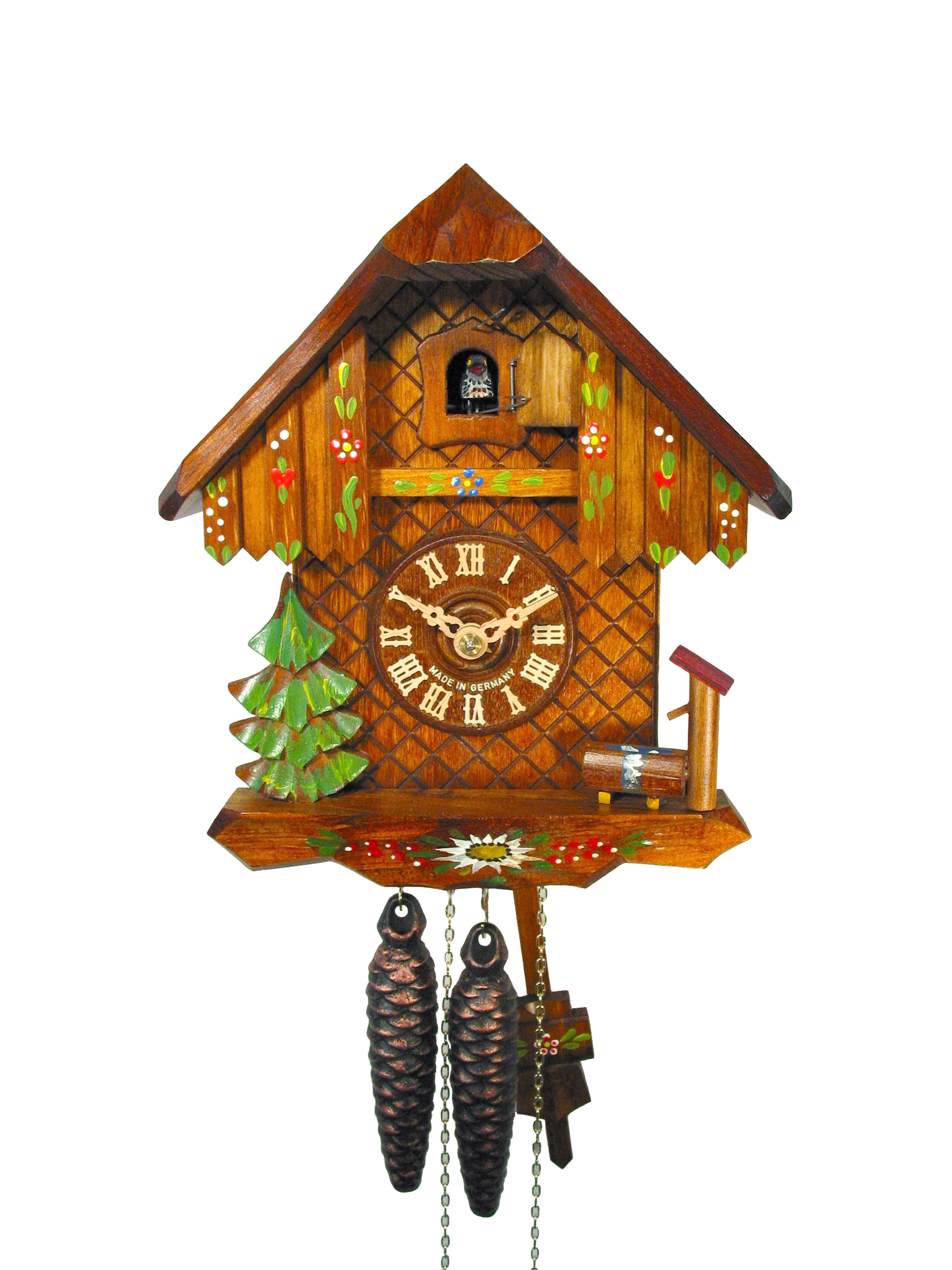 Kuckucksuhr "Haus, Trog, Baum"