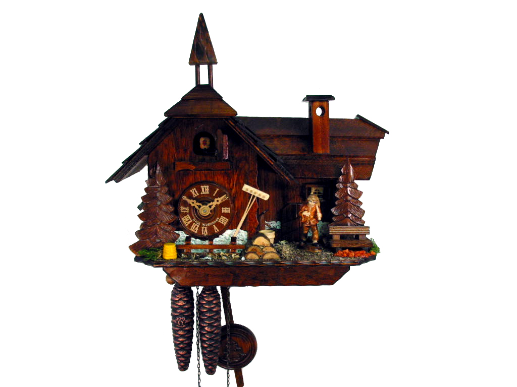 Kuckucksuhr 1-Tag-Werk "Kleiner Mühlenhof"