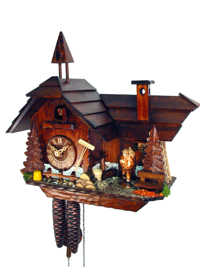 Kuckucksuhr 1-Tag-Werk "Kleiner Mühlenhof" – Bild 2