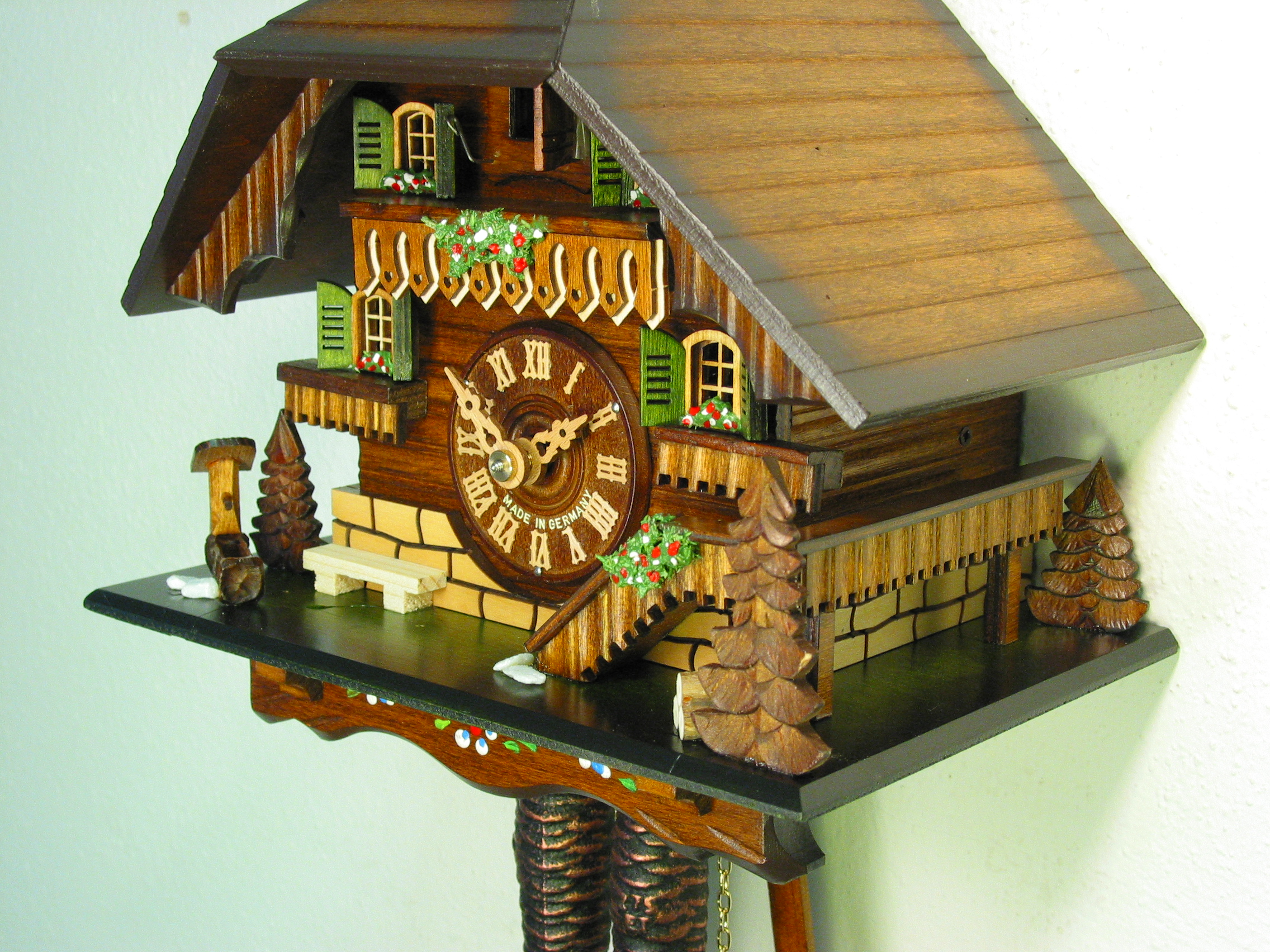 Kuckucksuhr "Kleines Schwarzwaldhaus" – Bild 4