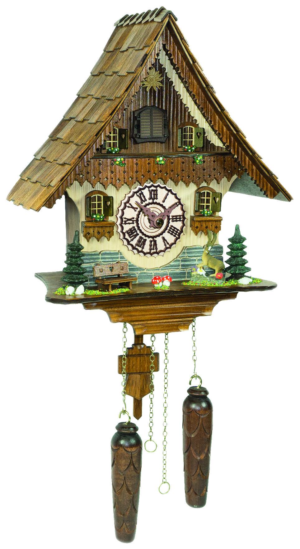Quarz-Kuckucksuhr 454 QM HZZG
