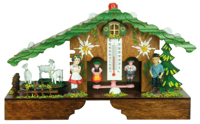 Wetterhäuschen mit Thermometer