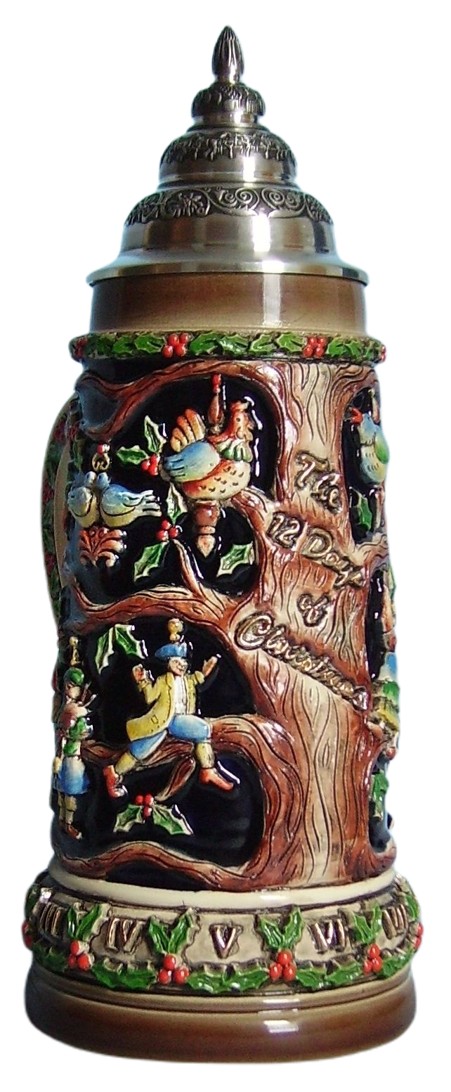 Weihnachtskrug "12 Tage bis Weihnachten"