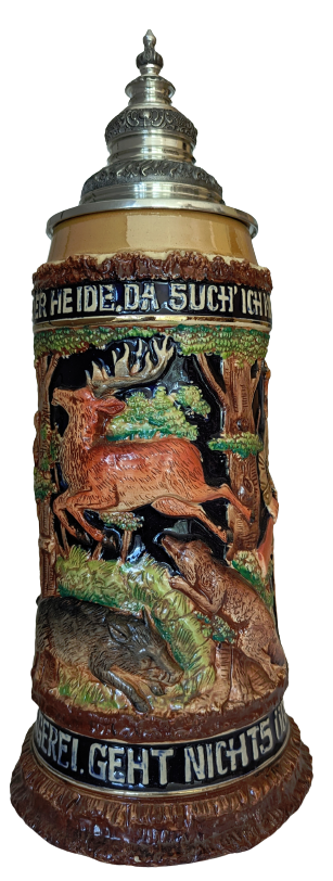 „Im Wald und auf der Heide“ Bierkrug 4 Liter – Bild 4