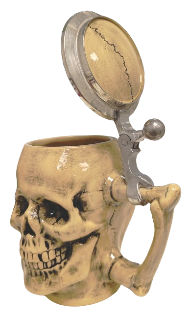 Totenkopfkrug Skull 0,4 Liter – Bild 3
