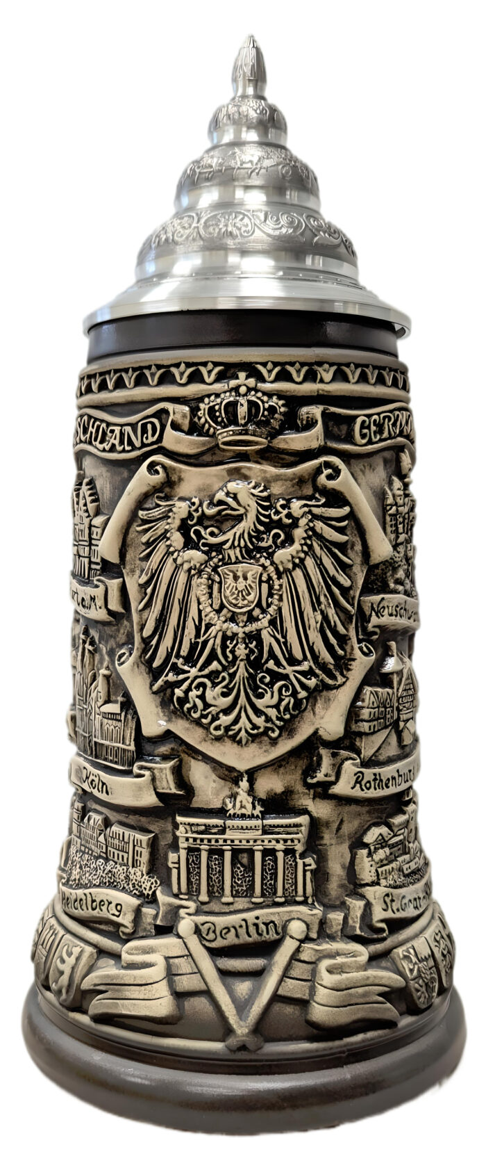 Deutschland Adlerkrug 1 Liter Rusti uni, ZD