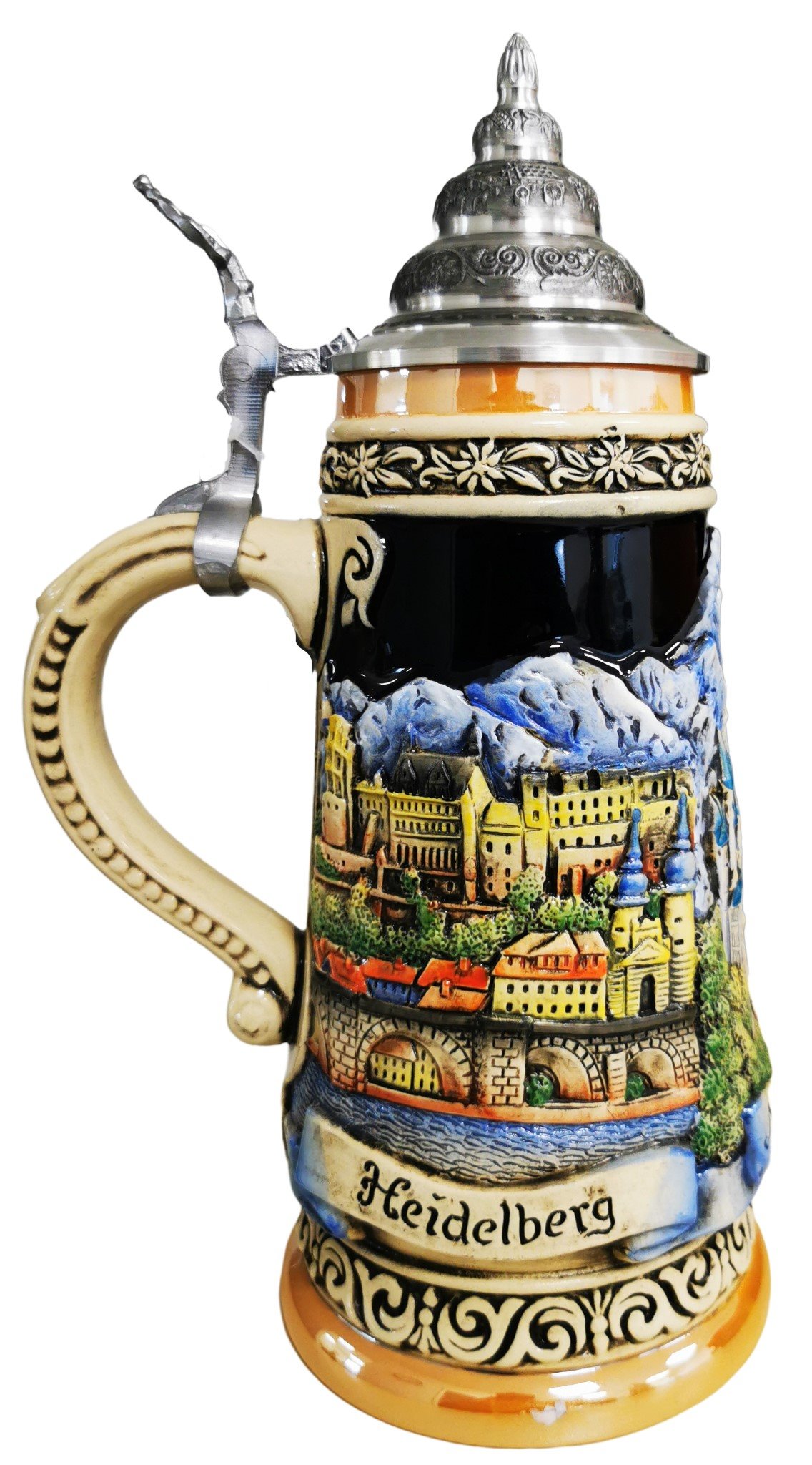 Romantische Strasse 1/2 Ltr. mit Zinndeckel – Bild 4