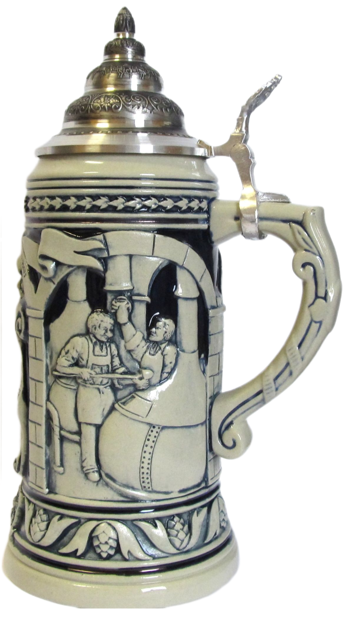 Reinheitsgebot 1.0 L, Steingrau, Zinndeckel – Bild 4