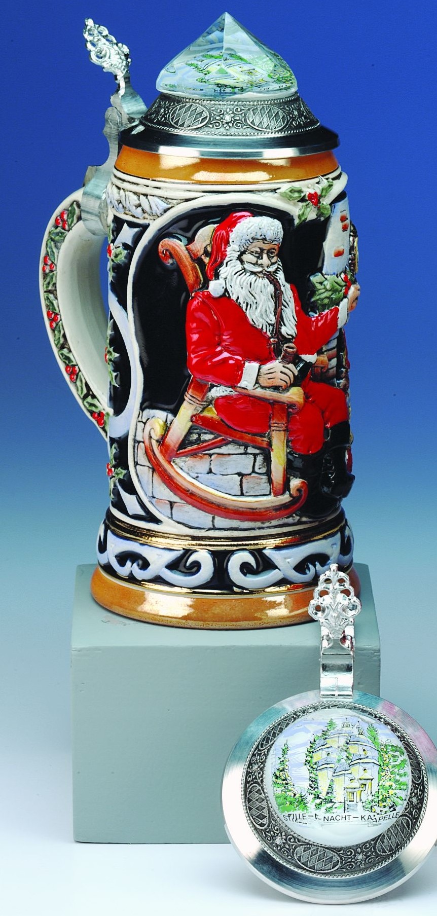 Weihnachtsmann bei der Rast