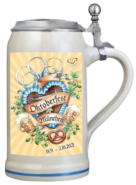 Official Oktoberfest Munich beer mug 2021