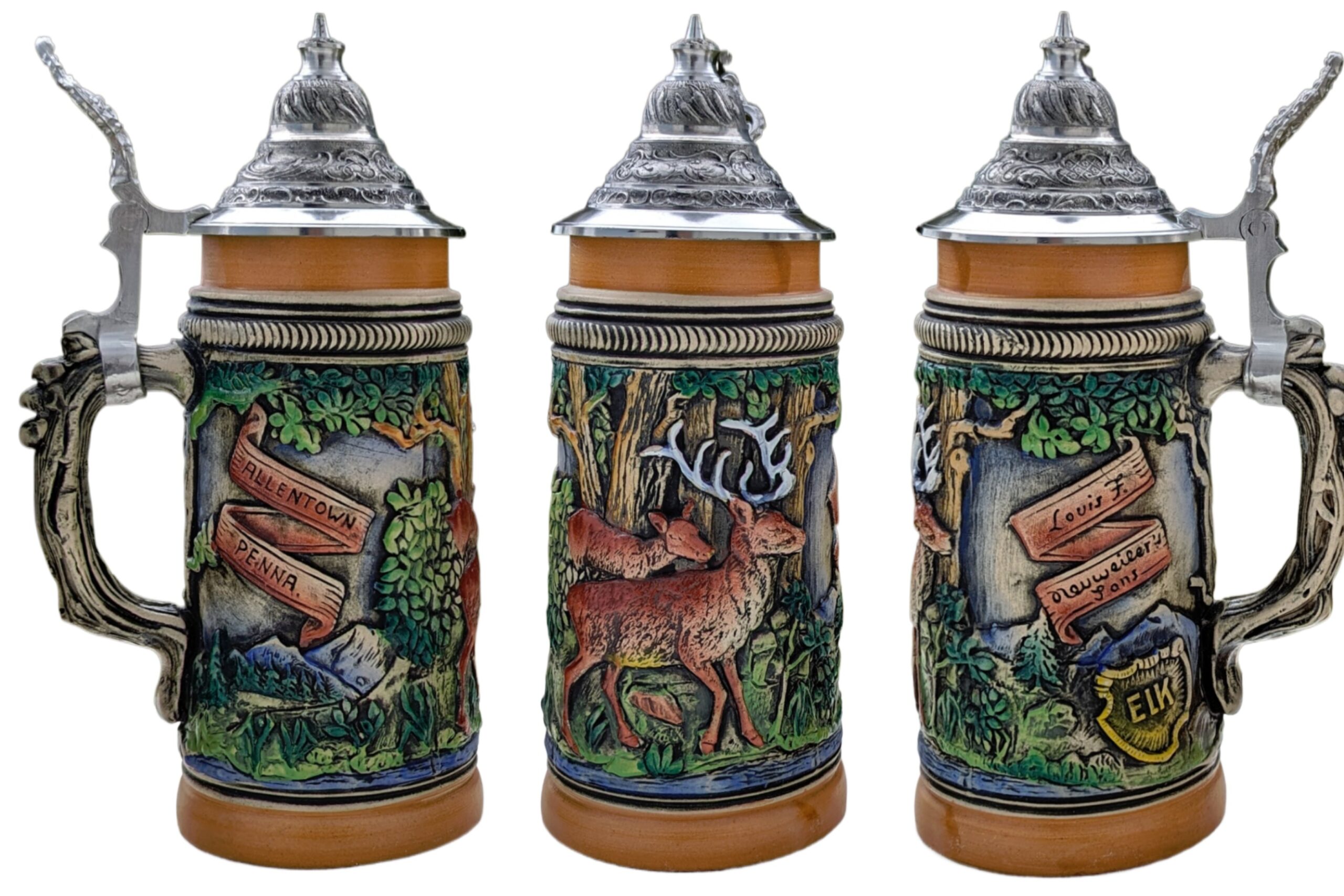 Hirsch - Bierkrug 1/2 ltr. – Bild 3