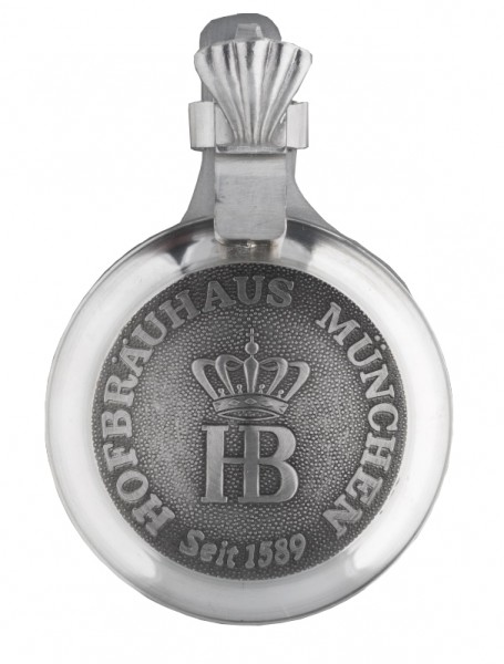 HB"Keferloher" Krug, 1 Lltr., Salzglasur mit Zinndeckel – Bild 3