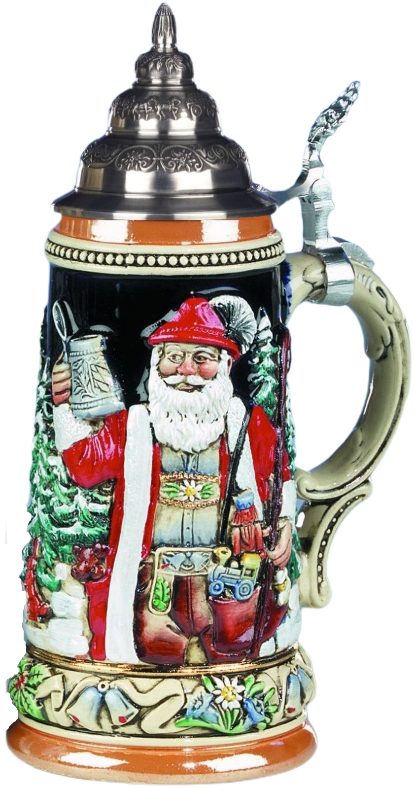 Stille Nacht Kapelle und bayerischer Weihnachtsmann