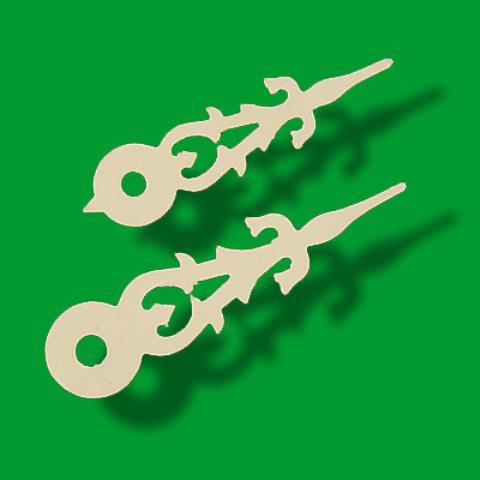 Pair of hands 58mm & 63mm - white