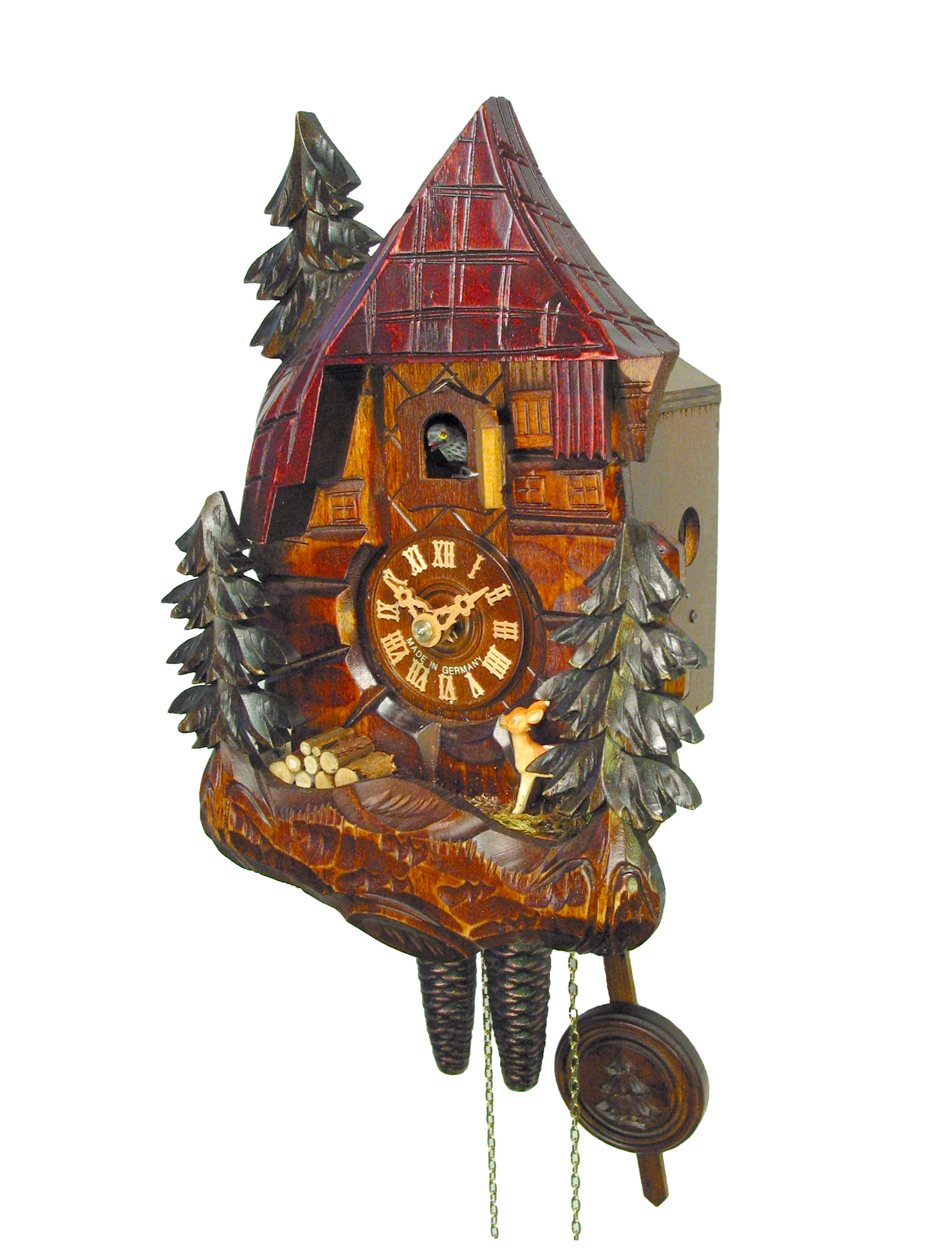 Kuckucksuhr Schwarzwaldhaus – Bild 4