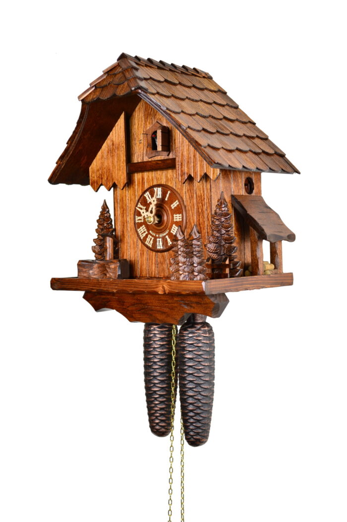 Kuckucksuhr Chalet Waldhütte – Bild 4