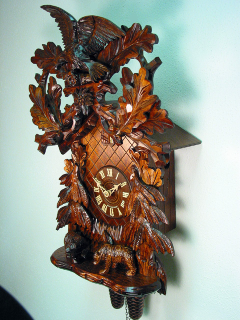 Kuckucksuhr Adler und Bären – Bild 5
