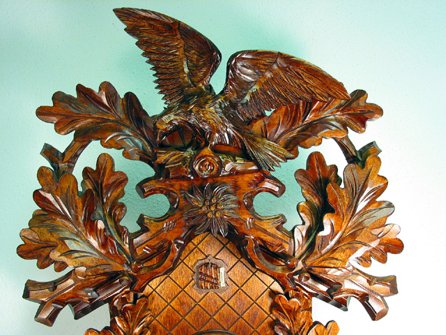 Kuckucksuhr Adler und Bären – Bild 3