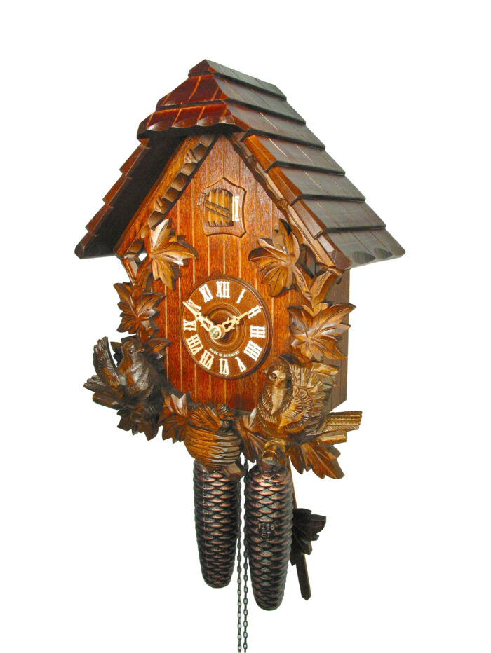 Kuckucksuhr Chalet Spitzdach – Bild 3