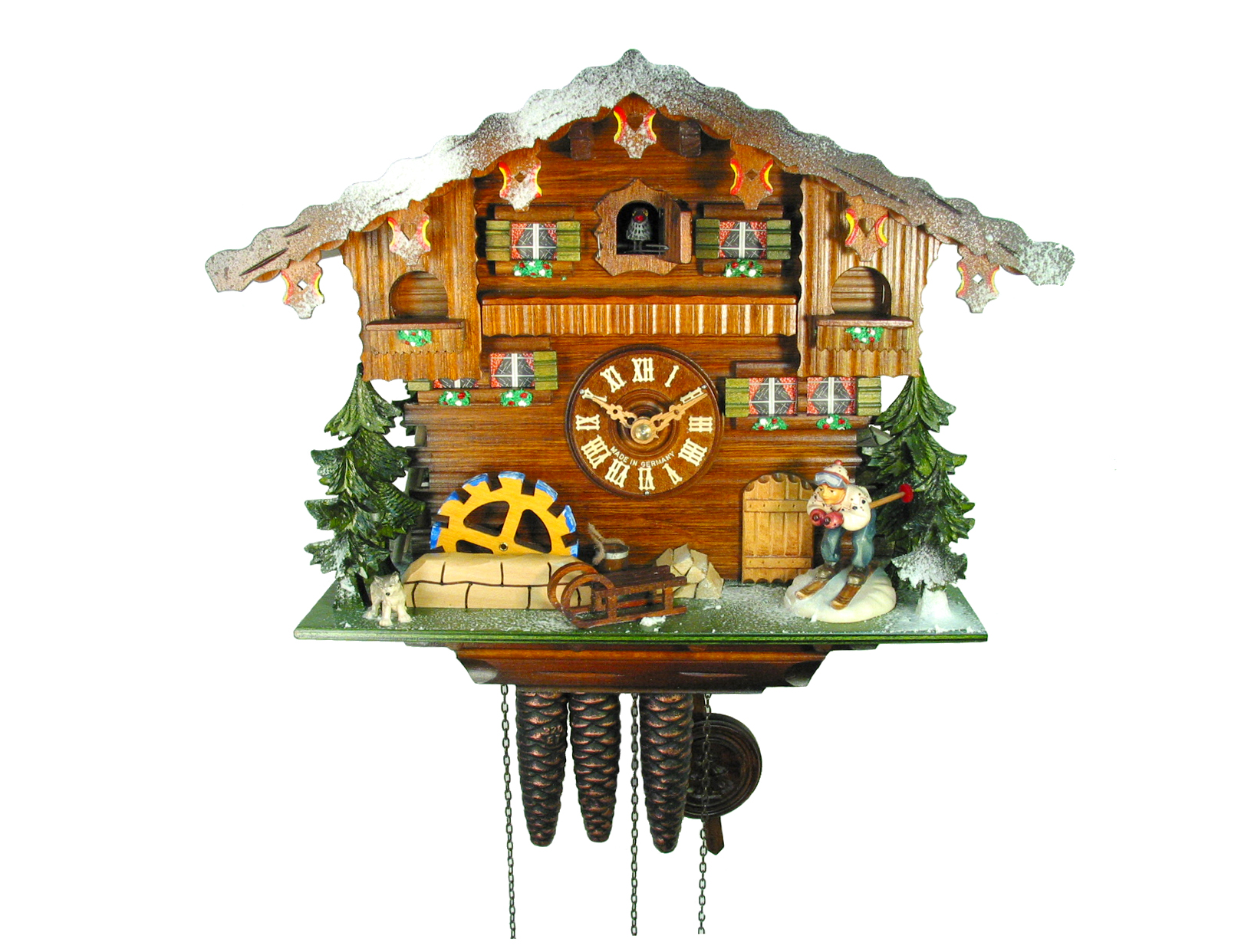 Kuckucksuhr Winteruhr