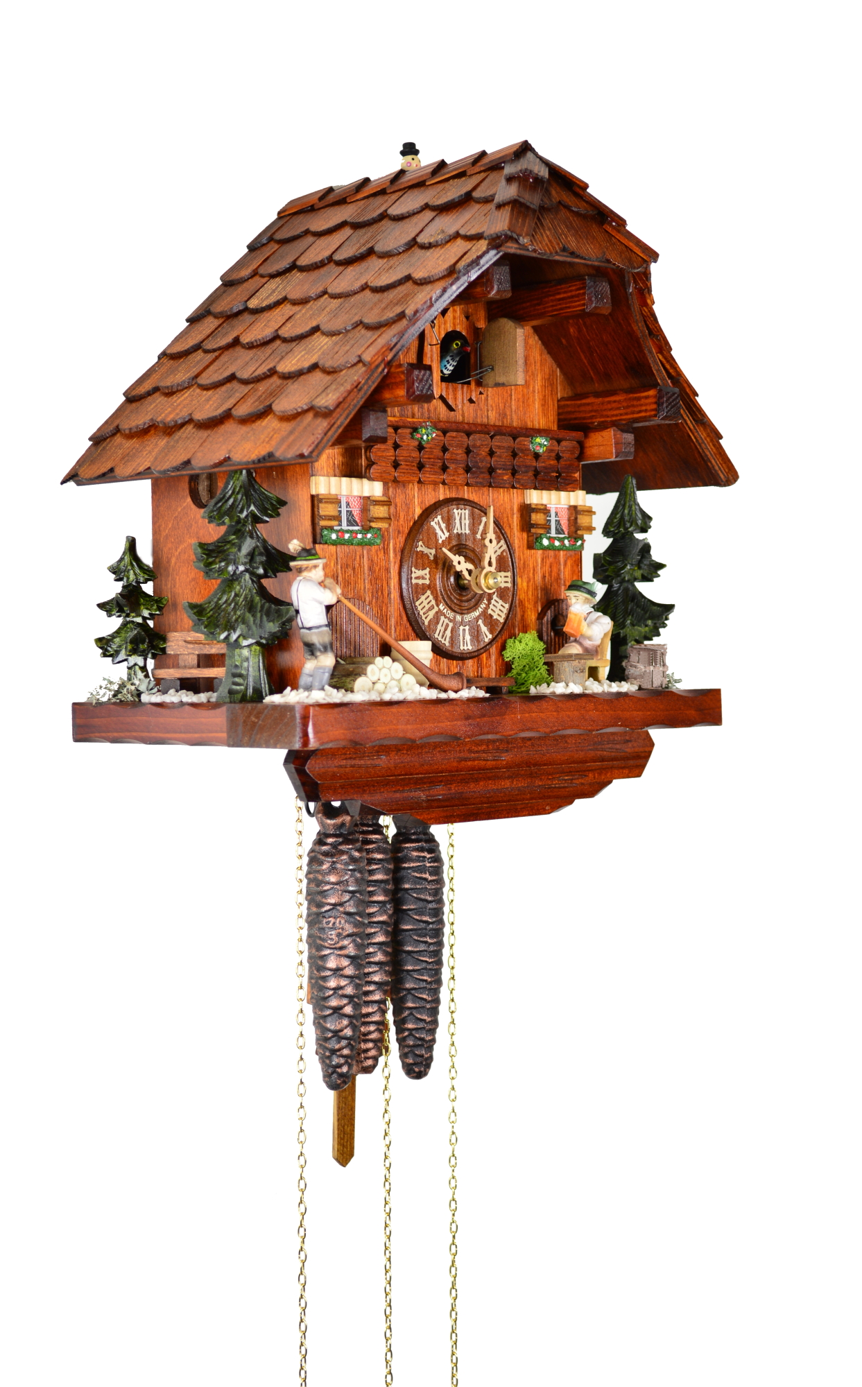 Kuckucksuhr Alphornbläser – Bild 4