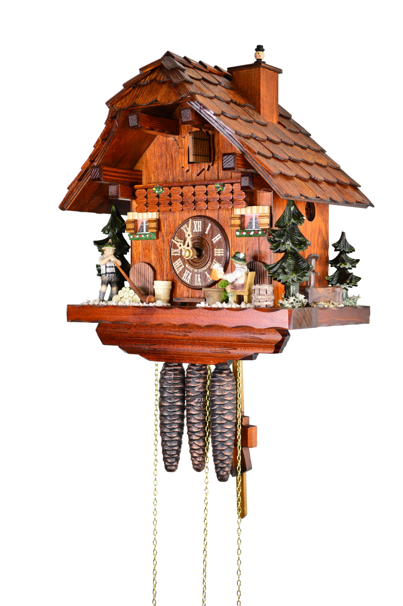 Kuckucksuhr Alphornbläser – Bild 3
