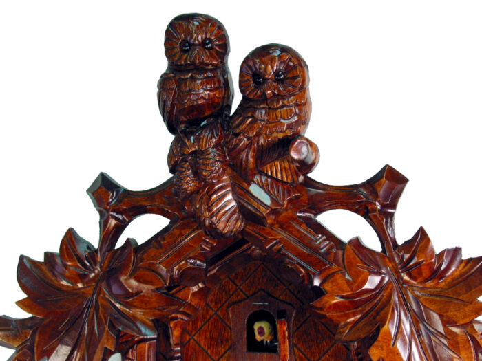 Kuckucksuhr Eulen-Uhr – Bild 5