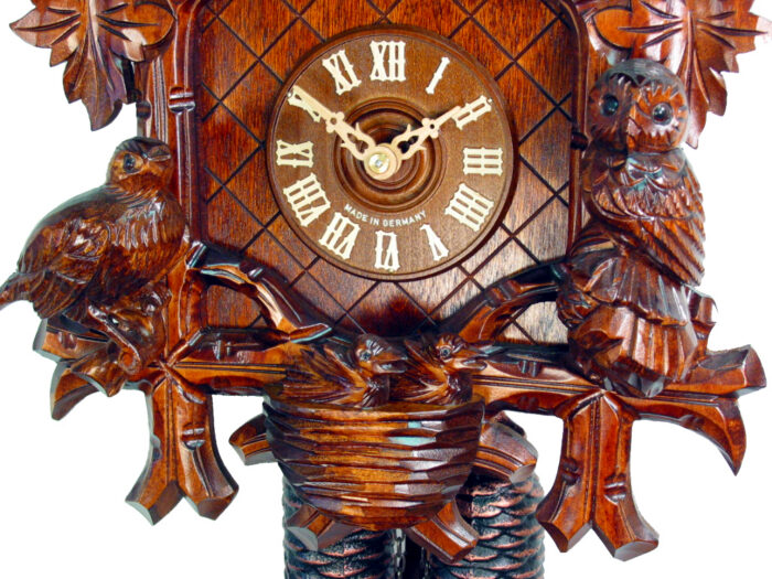 Kuckucksuhr Eulen-Uhr – Bild 3
