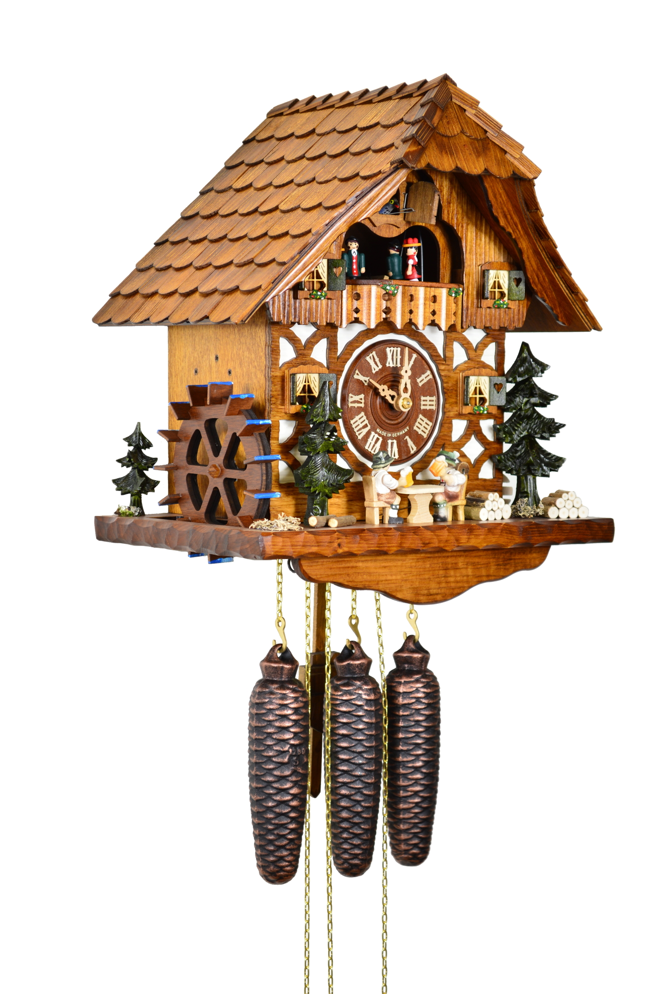 Kuckucksuhr Chalet "Feierabendbier" – Bild 4