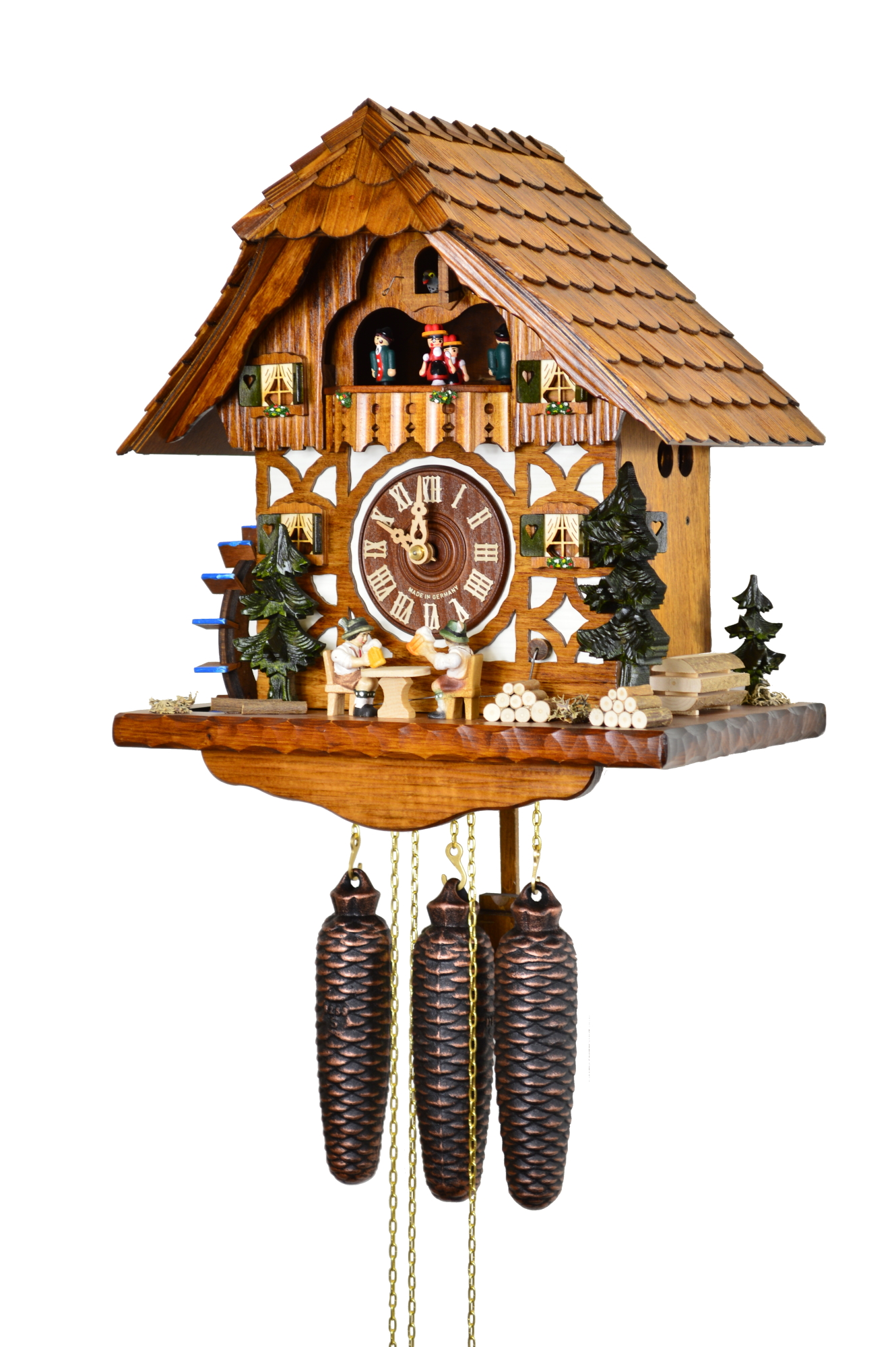 Kuckucksuhr Chalet "Feierabendbier" – Bild 3
