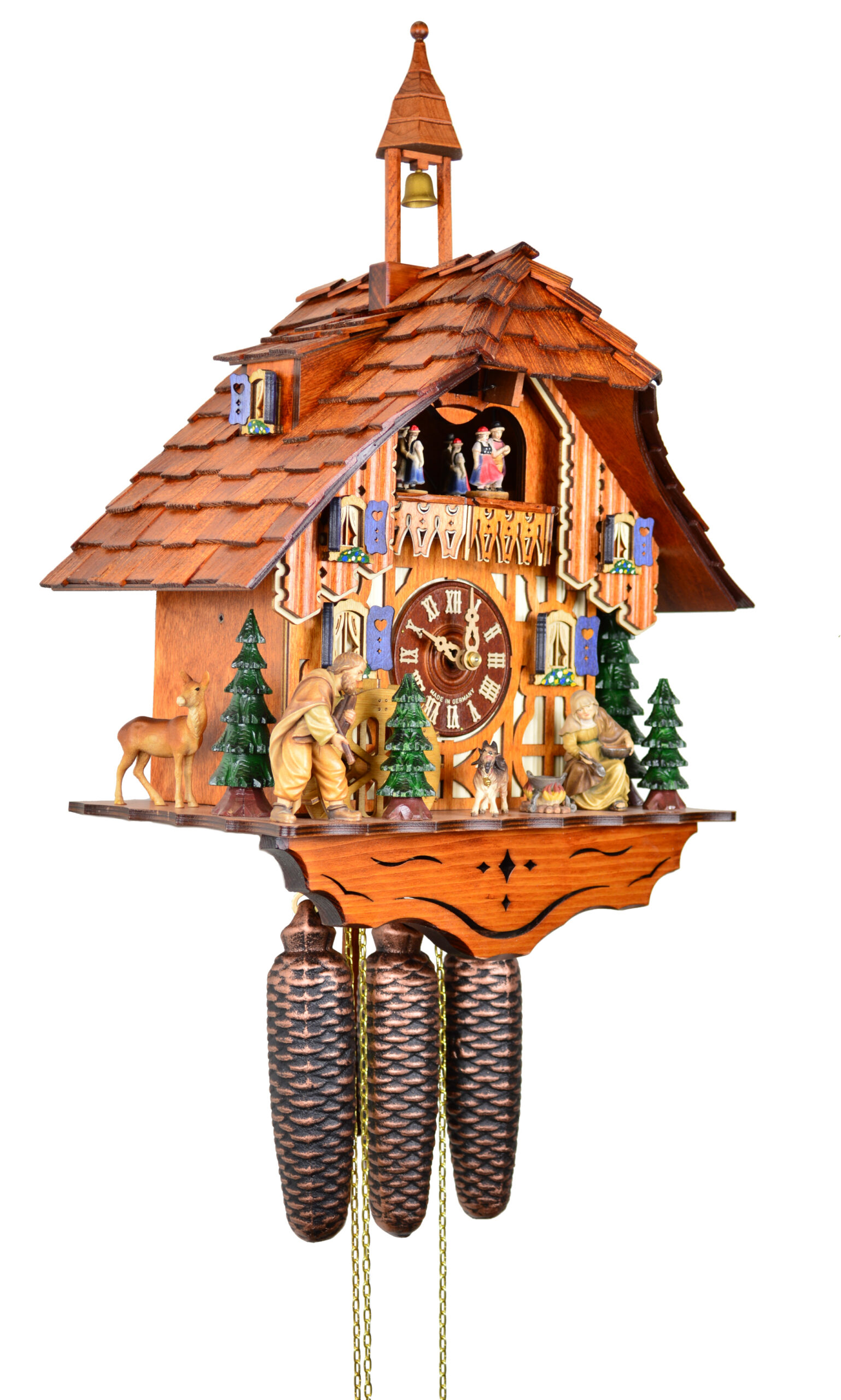 Kuckucksuhr Musik Köhlerfamilie – Bild 4