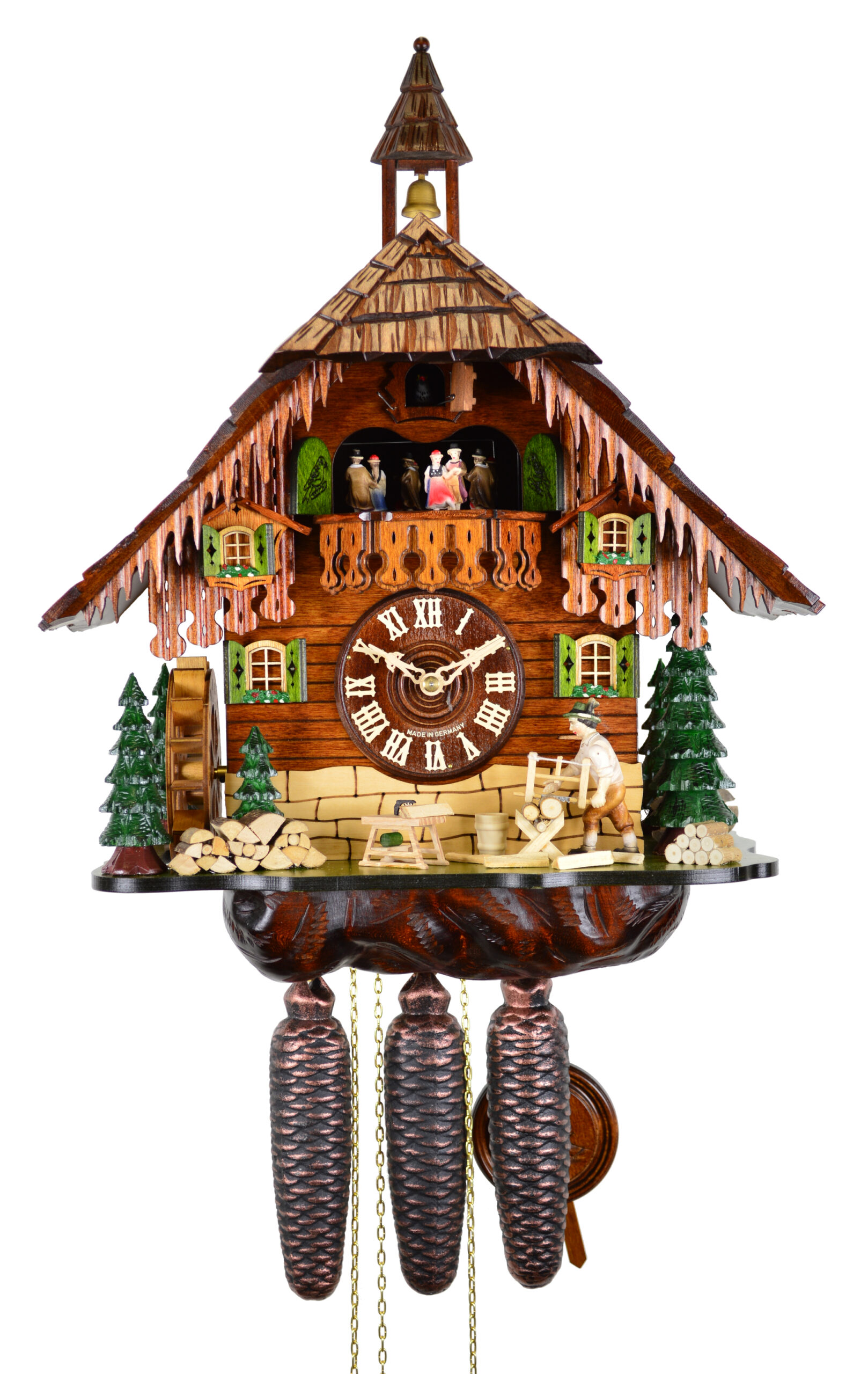 Kuckucksuhr Waldarbeiter