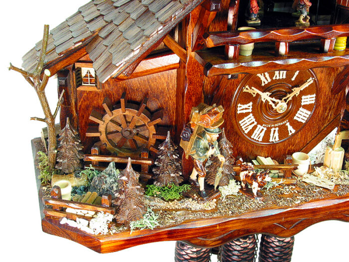 Kuckucksuhr Großer Schwarzwaldhof – Bild 7