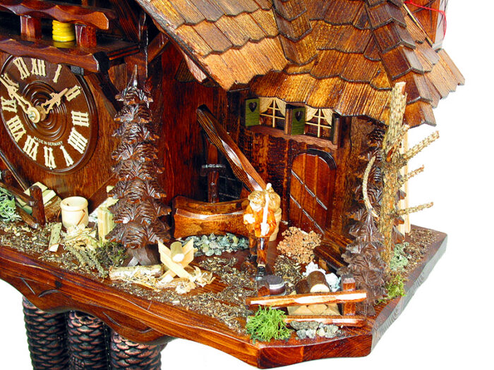 Kuckucksuhr Großer Schwarzwaldhof – Bild 5