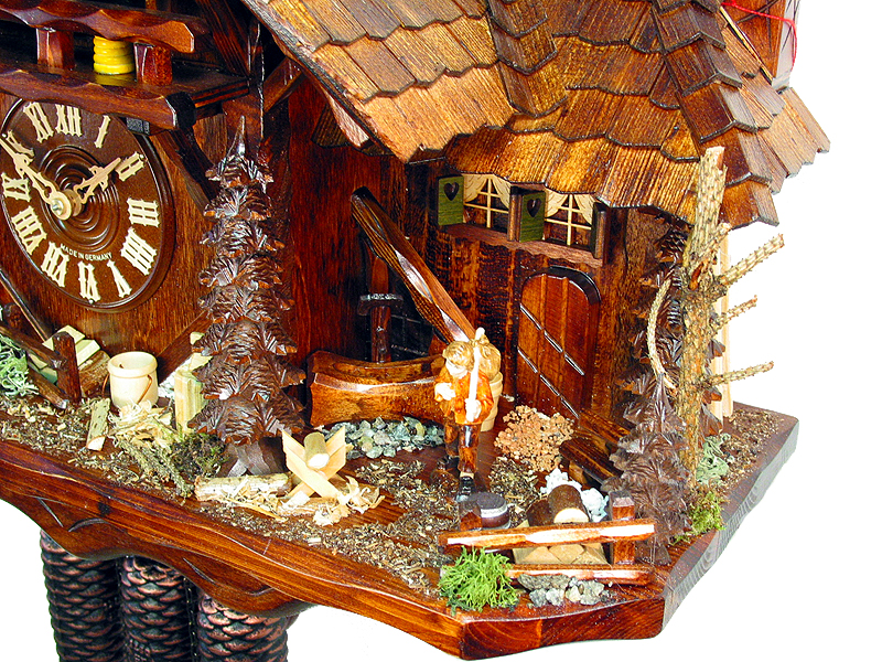 Kuckucksuhr Großer Schwarzwaldhof – Bild 5