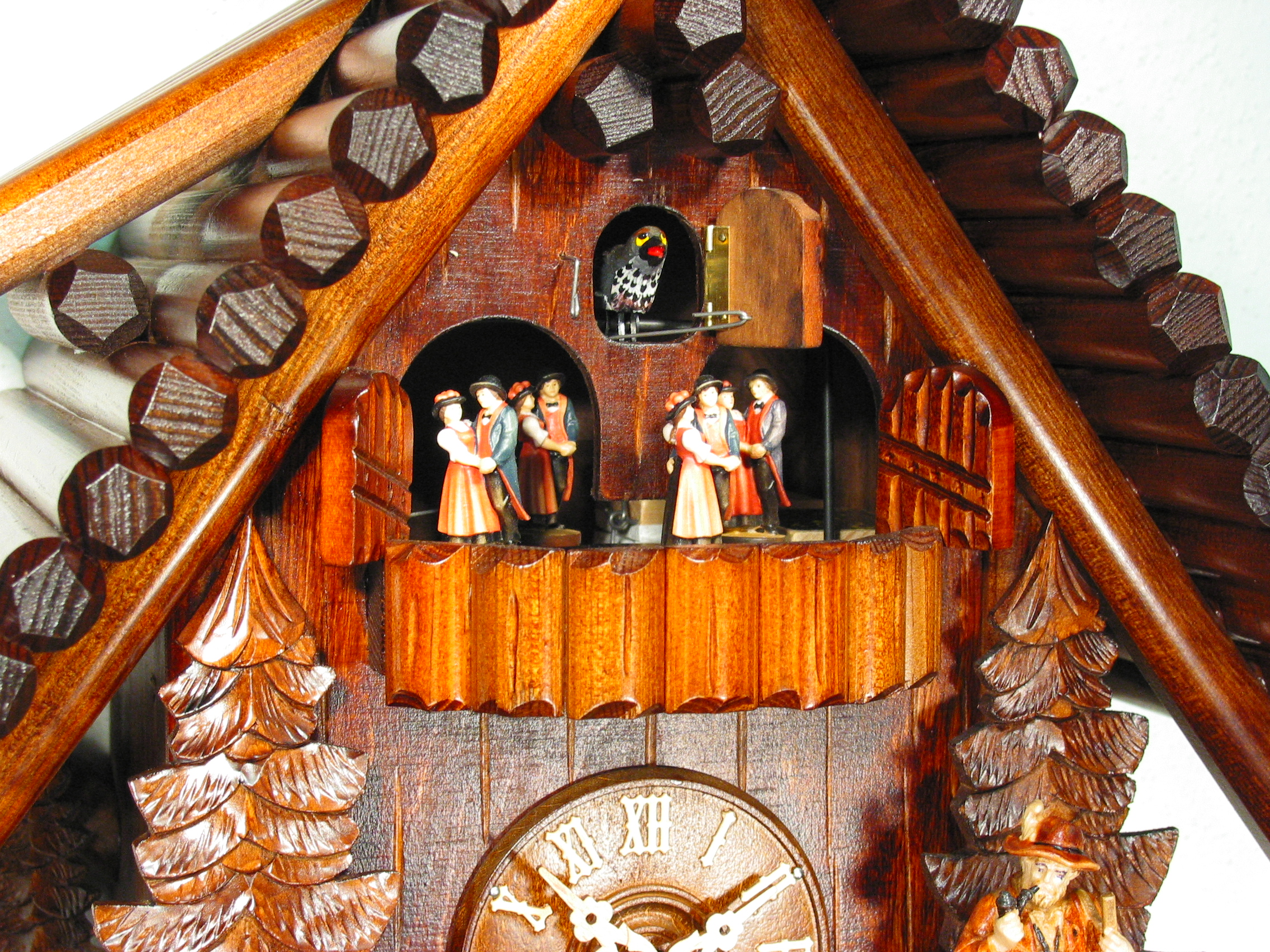 Kuckucksuhr Blockhütte Jäger & Bär – Bild 6