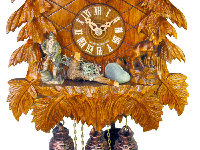 Kuckucksuhr Jägerhaus mit Adler – Bild 4
