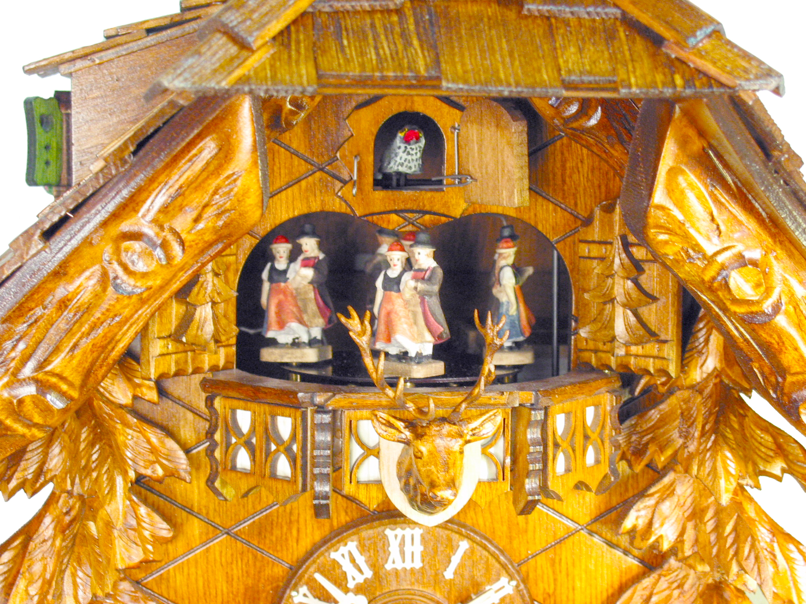 Kuckucksuhr Jägerhaus mit Adler – Bild 5