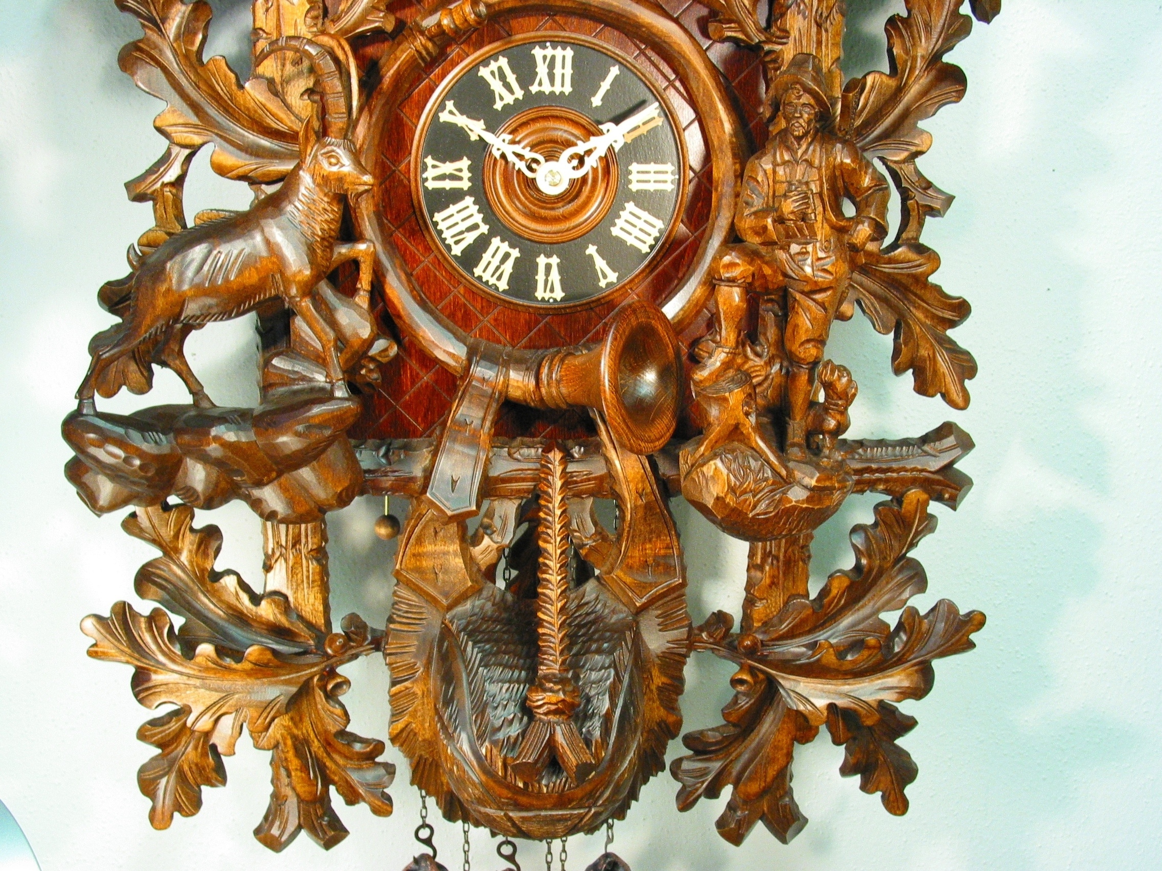 Kuckucksuhr Große Jägeruhr – Bild 5