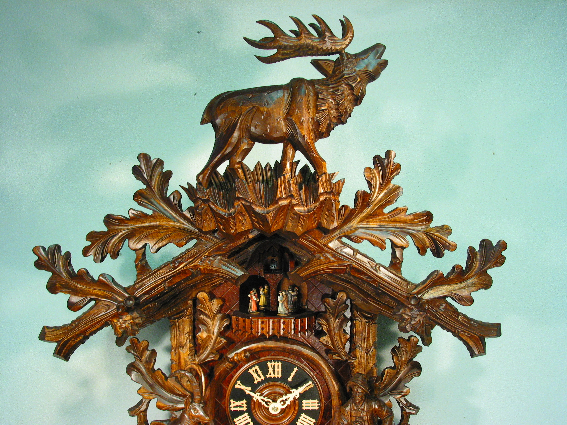 Kuckucksuhr Große Jägeruhr – Bild 4