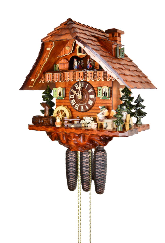 Kuckucksuhr Brotzeit am Waldrand – Bild 4