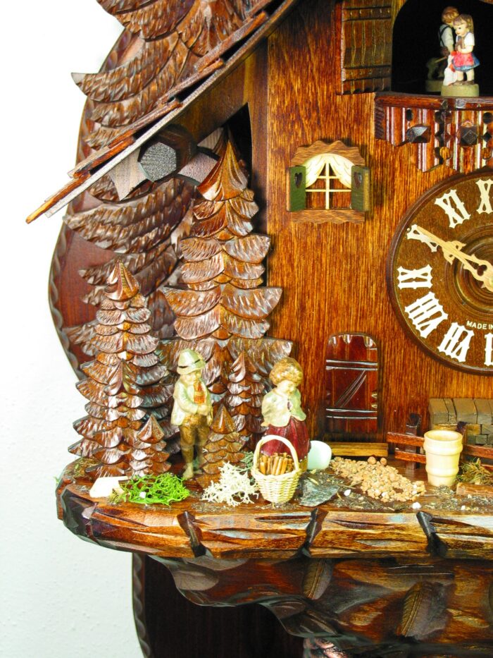 Kuckucksuhr "Das Hexenhaus"ohne Rückwand - VdS prämiert 2010 – Bild 4
