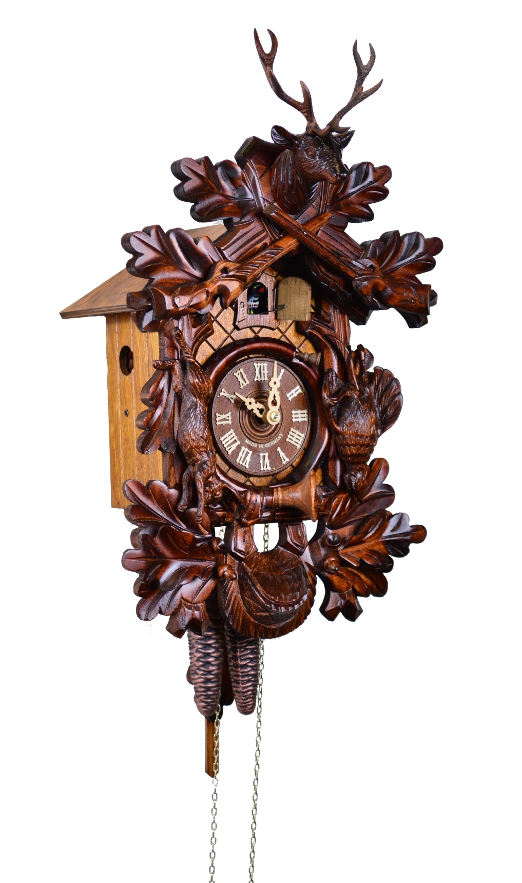 Kuckucksuhr 1-Tag-Werk "Jagdstück" (Copy) – Bild 4