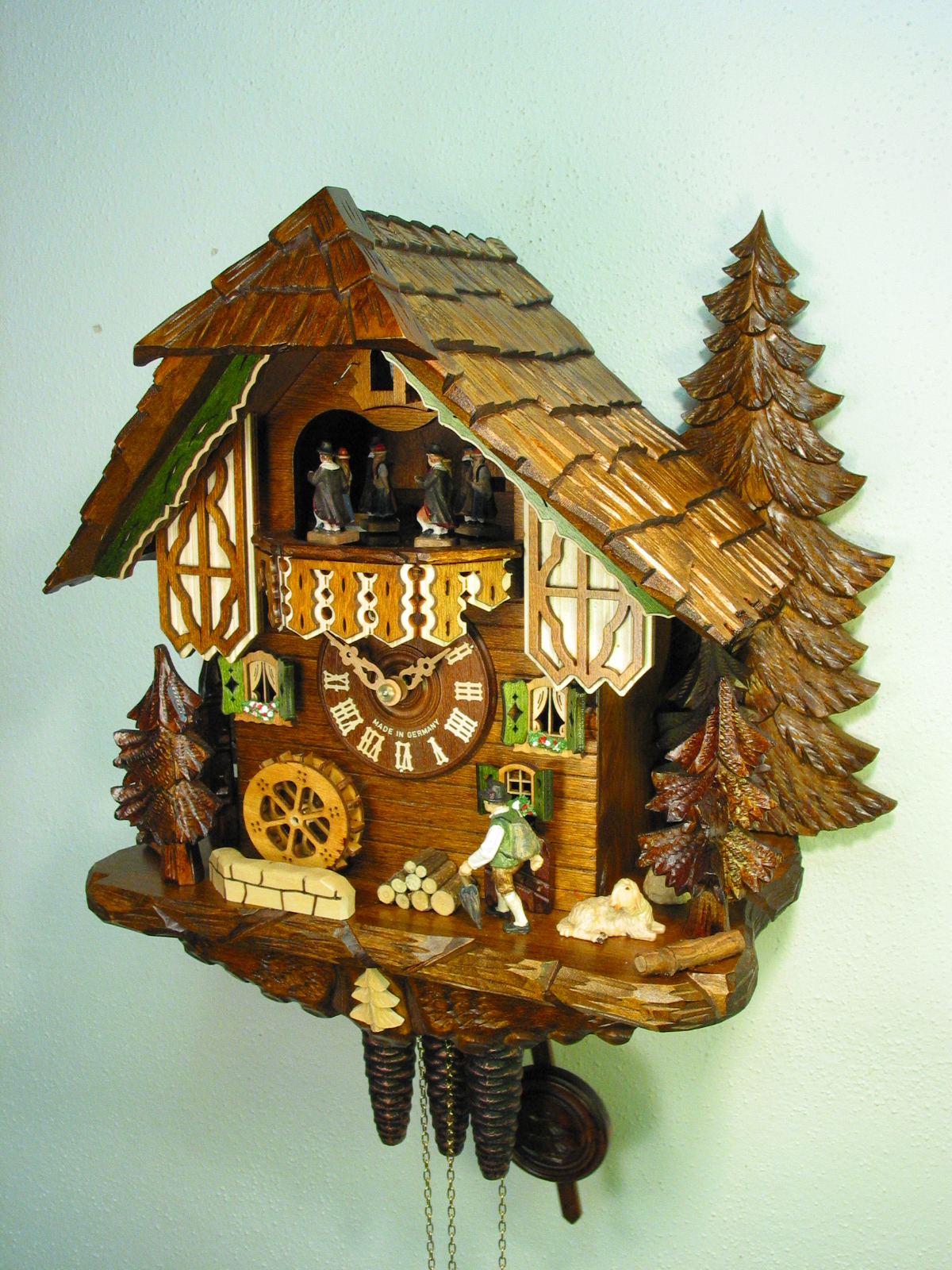 1-Tag Musik Kuckucksuhr "Der Wanderer" (Copy) – Bild 3