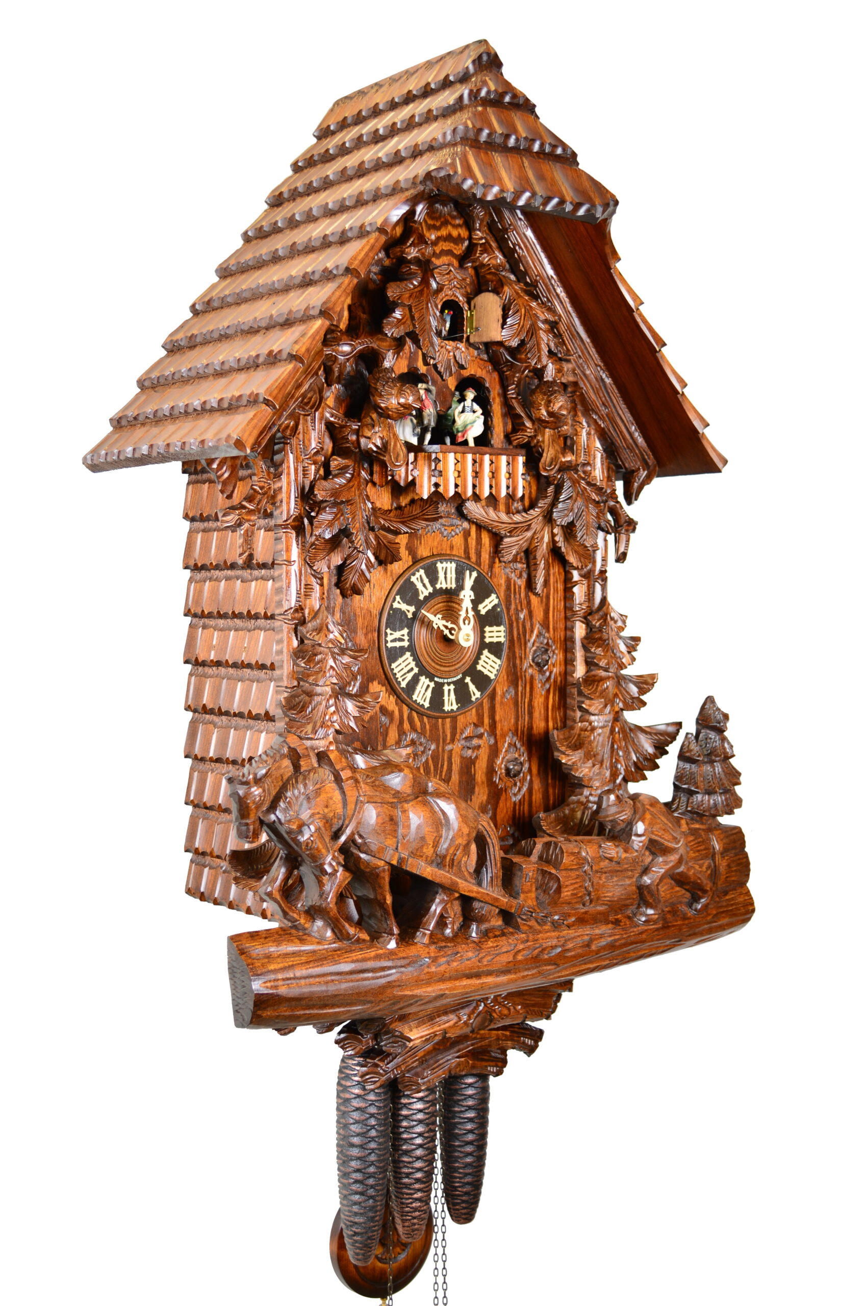 Kuckucksuhr "Bauernhof mit Stall" (Copy) – Bild 4