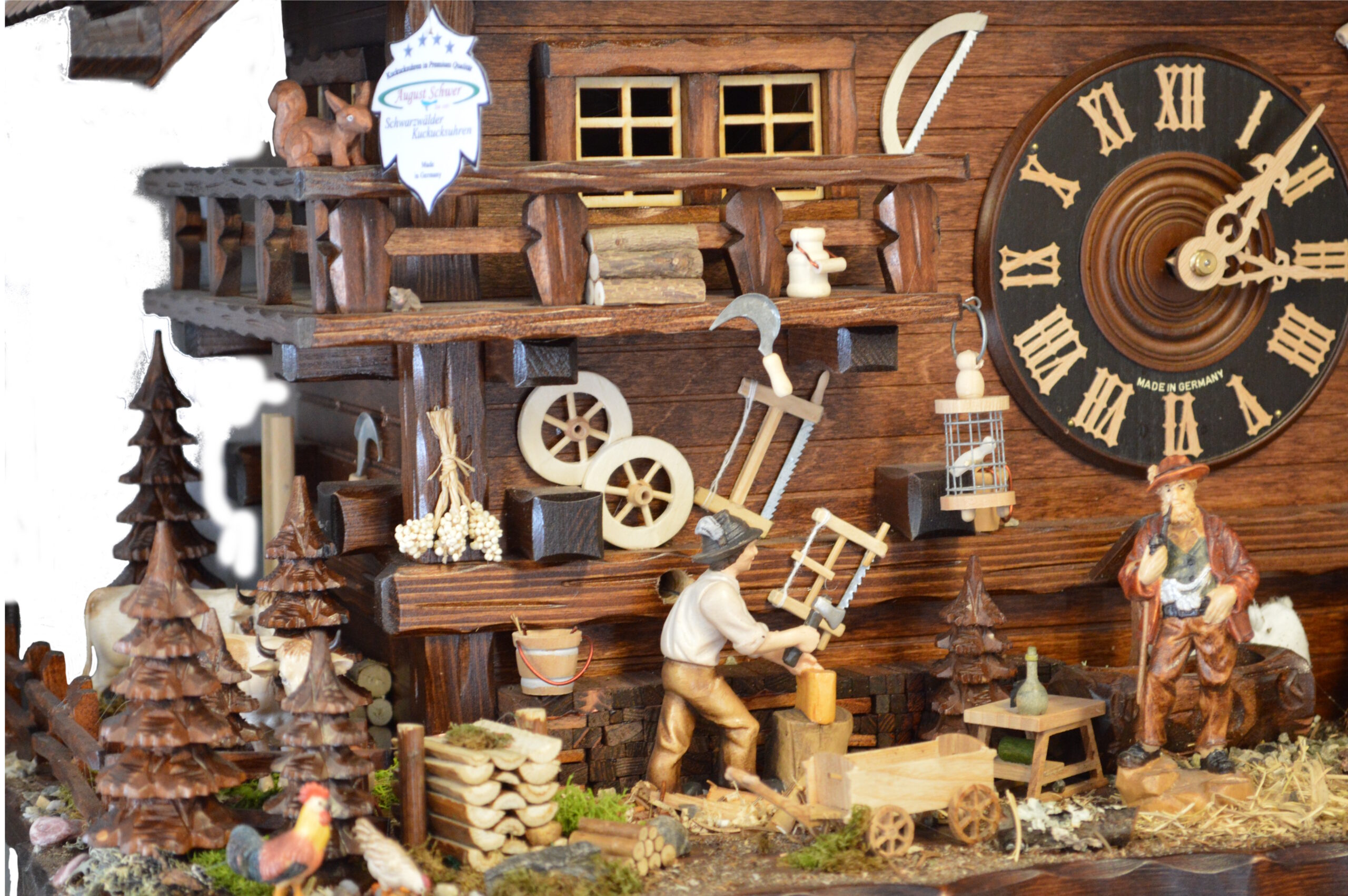 Kuckucksuhr Großes Schwarzwaldhaus VdS Uhr des Jahres 2016 – Bild 3