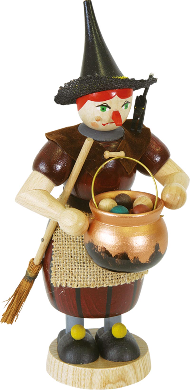 Richard Glaesser Rauchfrau Hexe aus Seiffen im Erzgebirge