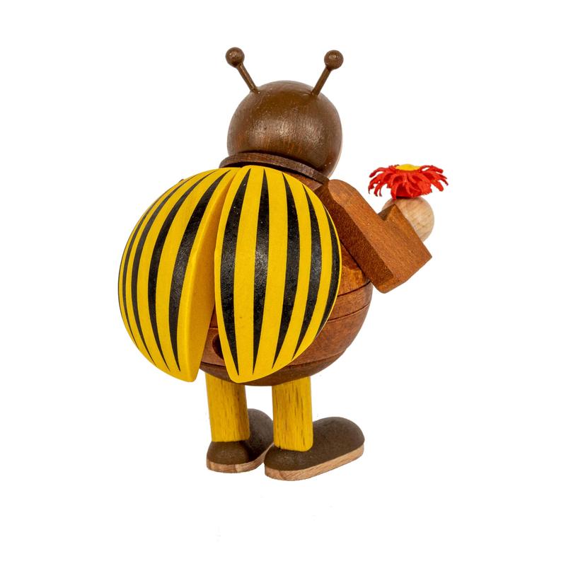 Richard Glaesser Minikugelrauchfigur Käfer aus Seiffen im Erzgebirge – Bild 3